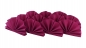 Set Fertigservietten + Platzdeckchen im Kombinationslook Set-PD-014-Schwarz+S-F-018-Beere
