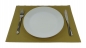 Set Fertigservietten + Platzdeckchen im Kombinationslook Set-PD-Gold+E3X-010-Bordeaux