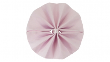 S-FF Runde elegante F&auml;cherservietten S-FF-003-Rosa