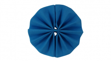 S-FF Runde elegante F&auml;cherservietten S-FF-017-Aquablau