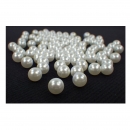 Lose Dekoperlen Perlen lose ohne Loch  Perlen-8mm-01-Weiß-100