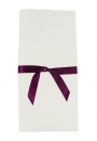 Sepkina Fertigservietten S-BTX-0111-Wei&szlig;-Aubergine