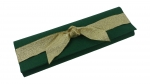 Servietten Fertigservietten  S-E-Gold-013-Dunkelgr&uuml;n