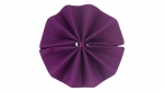 S-FF Runde elegante F&auml;cherservietten S-FF-011-Aubergine