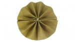 S-FF Runde elegante F&auml;cherservietten S-FF-016-Gold