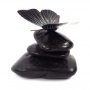 Set 12 St&uuml;ck Wundersch&ouml;ne Deko 3D Schmetterlinge Butterfly - SL-005-Schwarz