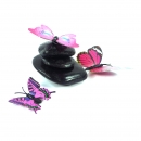 Set 12 Stück Wunderschöne Deko 3D Schmetterlinge Butterfly - SL-D-Mix-Pink
